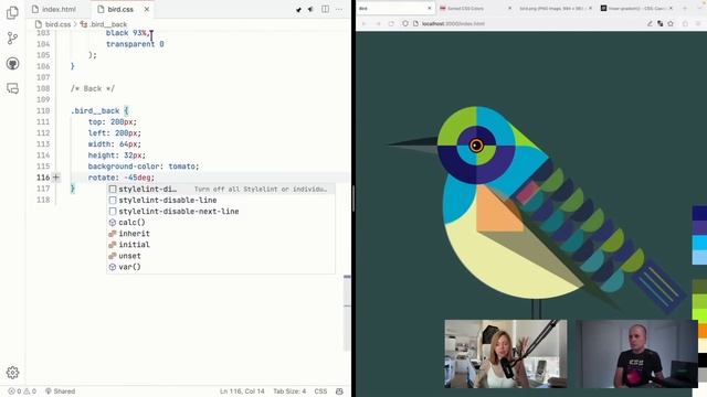 Птички на CSS смотреть онлайн