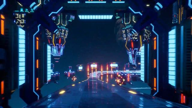Space Colony ARK — Flythrough of Unreal Engine 4 Scene смотреть онлайн