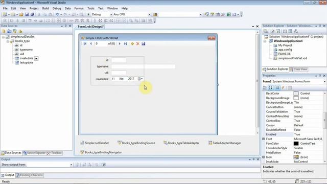Simple CRUD Application With VB .Net And MS SQL Server Database (No Need Source Code) смотреть онлайн