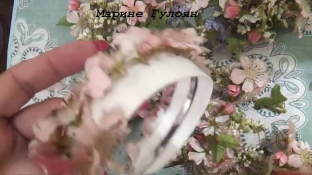 ❀ Весенний венок❀ очень простой способ... смотреть онлайн