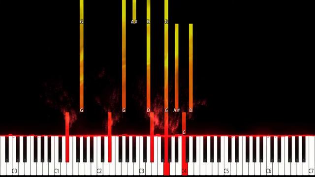 How to Play National Anthem of the USSR - Piano Music Tutorial смотреть онлайн