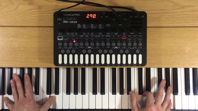 Dark Cinematic Pad - Sonicware Liven 8Bit Warps Demo