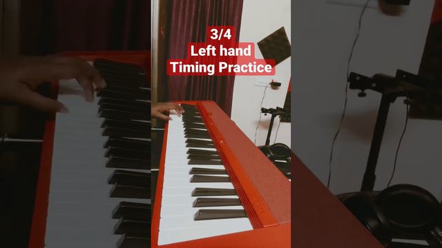 3/4 Time Signature | Piano Left Hand Exercise Tamil | Basic Keyboard Lessons TMF Studio смотреть онлайн