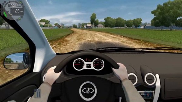 City Car Driving-СОБРАЛСЯ ЕХАТЬ НА ДАЧУ НА Lada Largus+ ПРИЦЕП+ГРУЖЕННЫЙ-СЛАБО ТЯНЕТ.