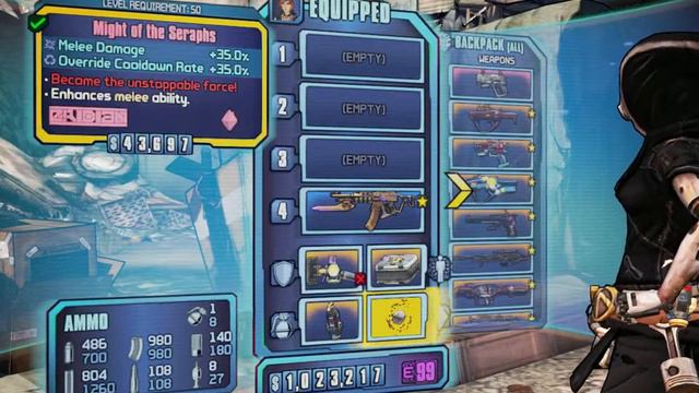 Gaige "With Claws" Melee gear. 700k+ per swipe. Non-slag/crit. смотреть онлайн