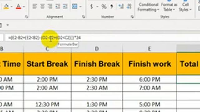 Excel Timesheet and Overtime Calculate - shift work Day o Night Shift & Breaks смотреть онлайн