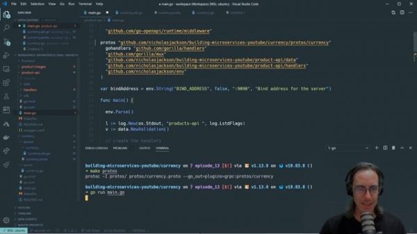Building Microservices with Go: 14. gRPC Client Connections