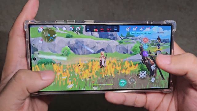 Samsung Galaxy S24 Ultra Genshin Impact Gameplay: Highest settings, 60fps w/ QHD+ screen resolution смотреть онлайн