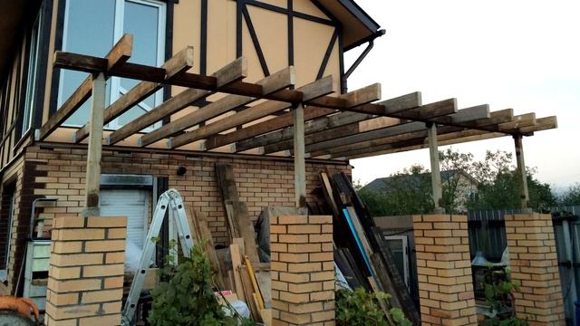 Как я Дешево построил Террасу к Дому не Как у Всех!