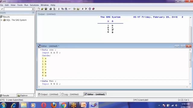 Working with Except Operator SAS Advanced Video смотреть онлайн