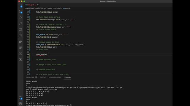 Golang Belajar Pemrograman Pemula(List - Dictionary) #66HariCoding #mockInterview смотреть онлайн