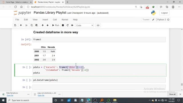 12 Pandas | Create DataFrame in Professional Way | Python Pandas 2021 смотреть онлайн