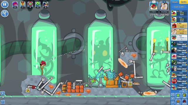 Angry Birds Friends on Facebook Weekly Tournament Level 4 No Power Ups 3 Stars The Root of Evil Cry смотреть онлайн