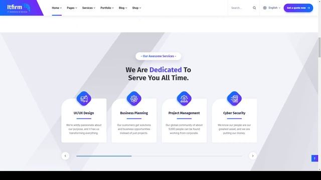 Itfirm - Software and IT Solutions WP Theme digital startup смотреть онлайн