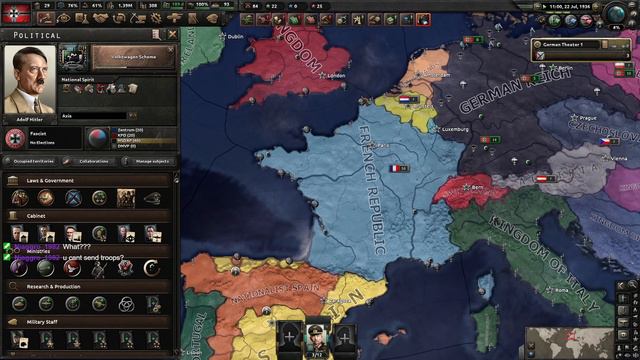 Set the World Ablaze with Germany - Hearts of Iron IV mod - 03 смотреть онлайн
