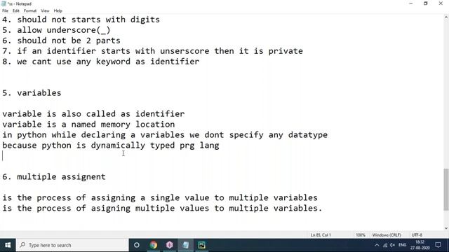 PYTHON tutorials || Demo - 4 || by Mr. Mohan Reddy On 27-08-2020 @6PM смотреть онлайн