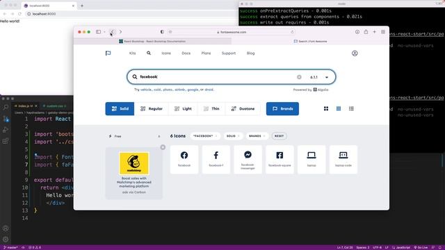 Add Social Media Icons to React (with React Font Awesome) смотреть онлайн