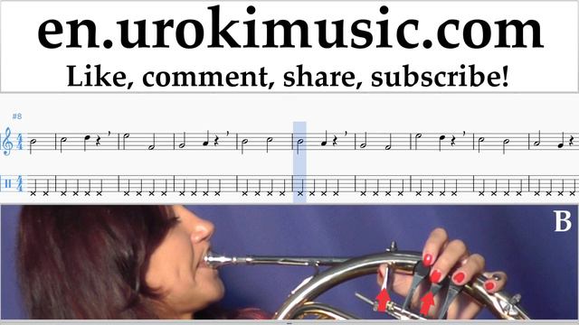 French Horn lessons Carlos Vives, Sebastian Yatra - Robarte un Beso Sheet Music Tutorial Part#1 um смотреть онлайн