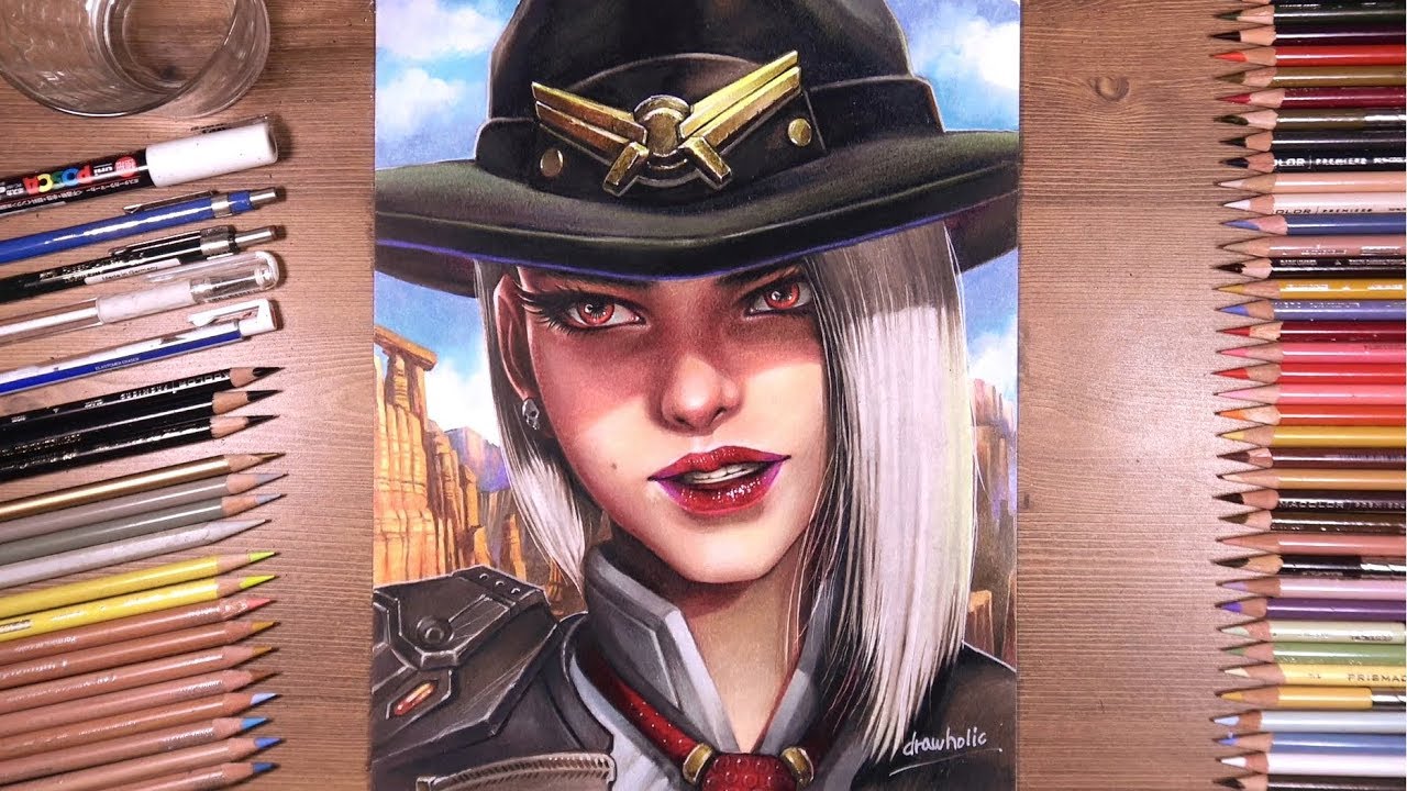 Drawing Overwatch Ashe - Reunion Ver. смотреть онлайн