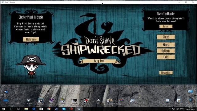 Как скачать и установить русификатор Don't Starve: Shipwrecked. смотреть онлайн