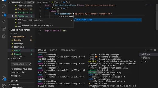 Instagram UI Clone (Home) with NextJS and TailWindCSS #3 create post header смотреть онлайн