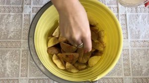 Картошка по деревенски, в афганском казане ?