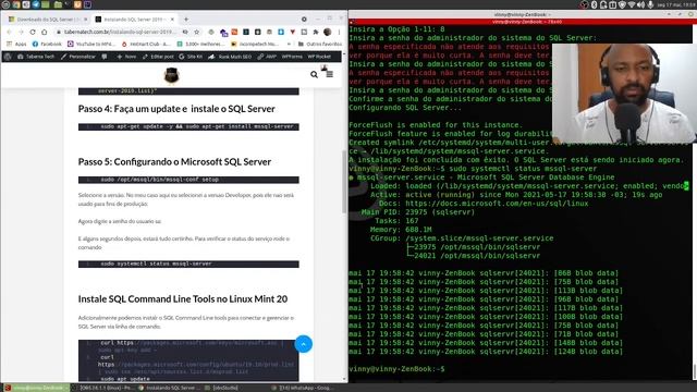 Ep.15 Instalando Microsoft SqlServer no Linux Mint 20 смотреть онлайн