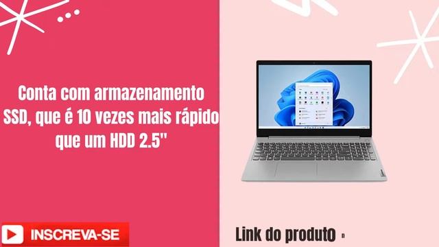 Notebook Lenovo Ultrafino IdeaPad 3i i3 - 10110U 4GB 128GB SSD Linux 15. 6" смотреть онлайн