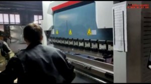 Как работать на листогибе  Durma AD-R 25100. Видео с производства в Йошкар-Оле.