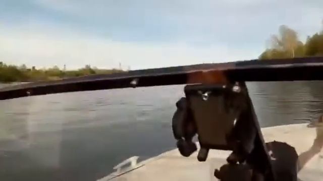 р.Томь, покатушки на катере. смотреть онлайн