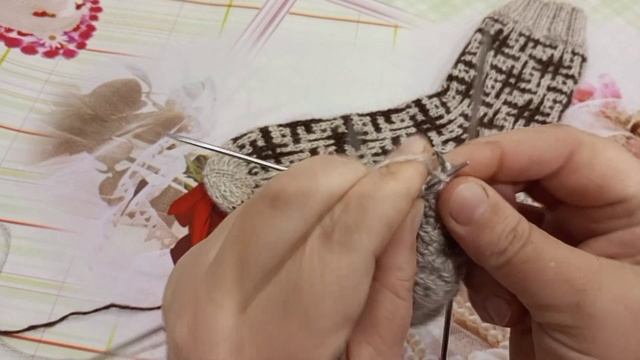 носки спицами смотреть онлайн