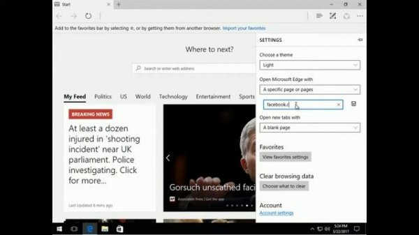 Microsoft Edge - How to set Your Homepage | Microsoft Edge - Как настроить свою главную страницу