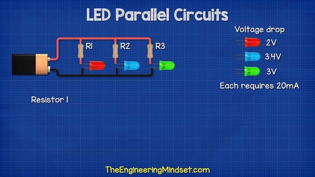 Multi-LED circuit design - LED Parallel Circuits смотреть онлайн