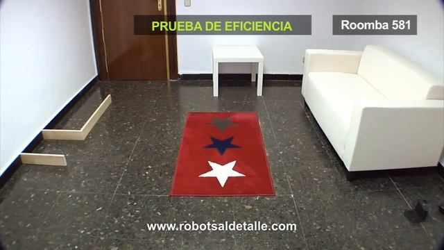Тест робота-пылесоса iRobot Roomba 581 на качество уборки смотреть онлайн