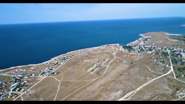 Крым Кооп Кипарис Черноморское Республика купить участки возле моря вид с квадрокоптера смотреть онлайн