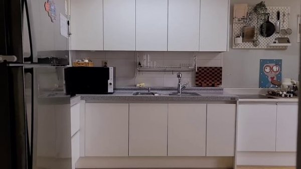 SUB) 살림 동선을 고려한 주방 수납과 정리 / Kitchen Organization / 무쇠팬 사용방법