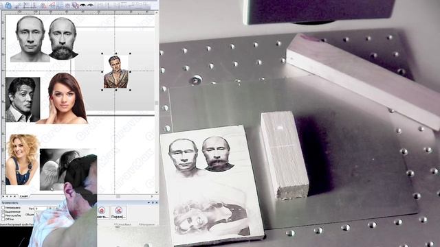 Фото гравировка волоконным лазером по дереву Гравировальный станок GravMaxЛазерная фото гравировка п смотреть онлайн