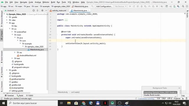 #1 Android Studio, Primer programa, Hello World смотреть онлайн