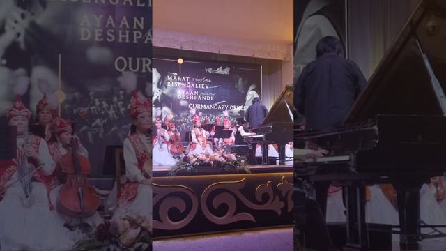 Haydn- Piano Concerto 11, 3rd Mvt -Ayaan Deshpande|Marat Bisengaliev|Qurmangazy Orkestri - in Almat смотреть онлайн