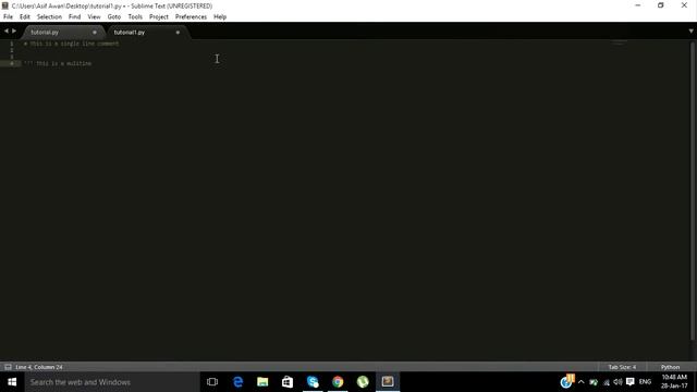 Learn Python Step by Step 1 Adding Comments смотреть онлайн