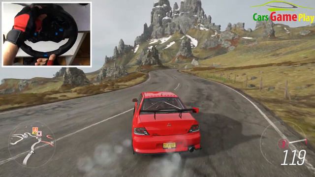 Mitsubishi Lancer Evo IX MR - Forza Horizon 4 | Logitech g29 gameplay смотреть онлайн