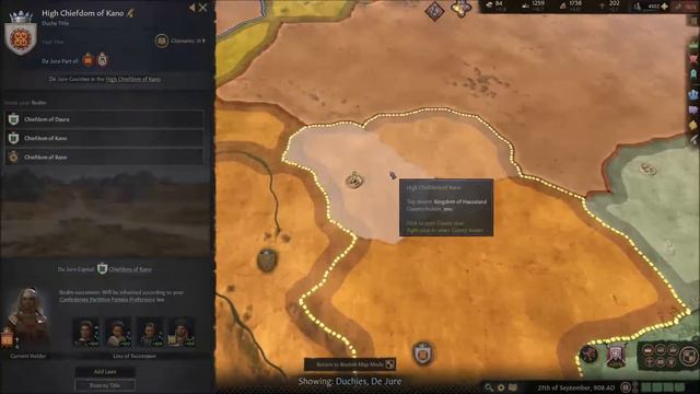 Crusader Kings 3: Tribe of Daura AD 908-910 "Succession - the first implosion." смотреть онлайн