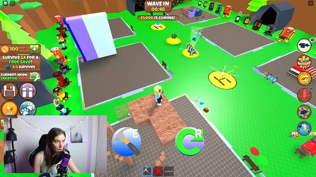 СТРОЙ ЧТОБЫ СПАСТИСЬ ОТ ХАГИ ВАГИ В РОБЛОКС! Poppy playtime Roblox (Build to Survive Simulator) смотреть онлайн