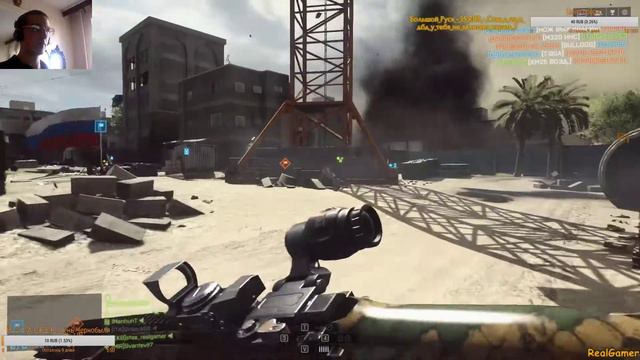Battlefield 4, сервер - FEAR Clan, ЗАглючила игра смотреть онлайн