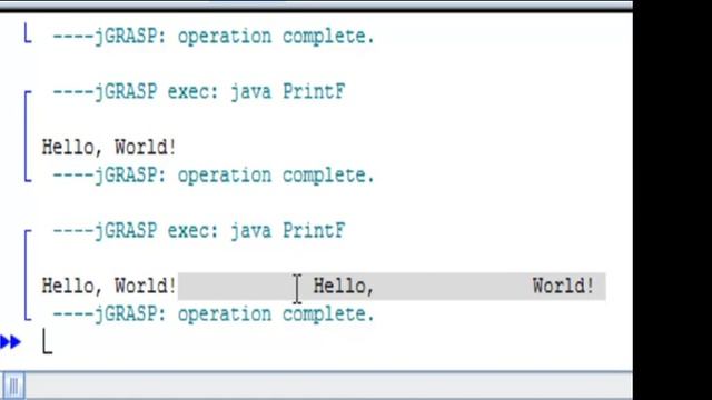 printf() смотреть онлайн