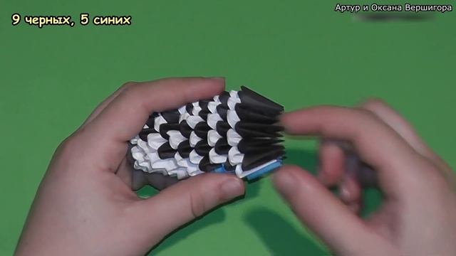 Как сделать волнистого попугая из бумаги. МОДУЛЬНОЕ ОРИГАМИ схема сборки смотреть онлайн