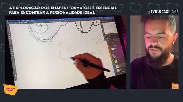 Como Desenhar no Computador + Técnica do Fantasminha | photoshop смотреть онлайн