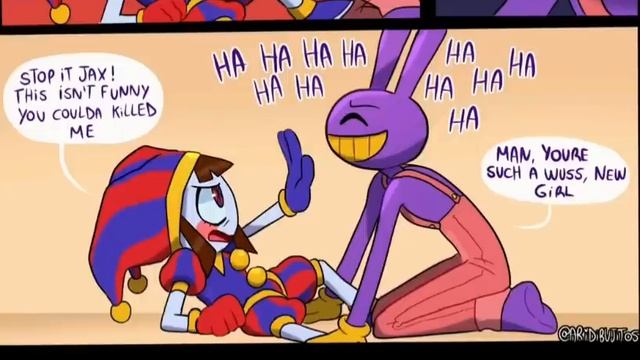 THE AMAZING DIGITAL CIRCUS. “ESO SE SINTIÓ REAL" [+18](CÓMIC FANDUB en español ) смотреть онлайн