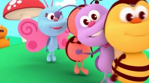 Песенка про гласные буквы | Любимые насекомые - Bichikids