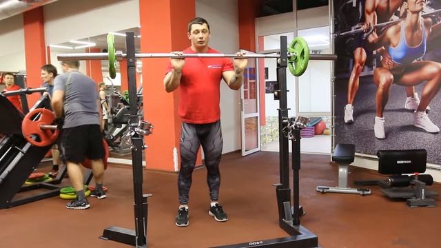 Фронтальный присед смотреть онлайн